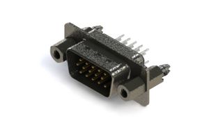 EDAC 637-015-230-047 D Sub Connector, High Density, Plug, 637 Series, 15 Contacts, DE, Solder