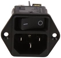 DC11.0001.003 SCHURTER, Un-Filtered IEC Power Entry Module, C14 or C18 ...