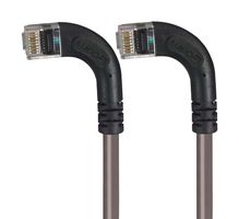 L-COM TRD695RA9GRY-2 Ethernet Cable, Cat6, 90° RJ45 Plug to 90° RJ45 Plug, UTP (Unshielded Twisted Pair), Gray