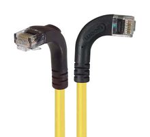 L-COM TRD815RA10Y-3 Ethernet Cable, Cat5e, 90° RJ45 Plug to 90° RJ45 Plug, UTP (Unshielded Twisted Pair), Yellow