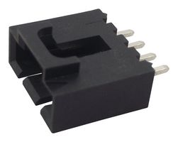 MOLEX 70543-0038 Pin Header, Wire-to-Board, 2.54 mm, 1 Rows, 4 Contacts, Through Hole Straight, SL 70543 Series