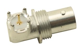 AMP - TE CONNECTIVITY 5415025-1 RF / Coaxial Connector, BNC Coaxial, Right Angle Bulkhead Jack, Through Hole Right Angle, 50 ohm