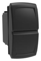 CARLING TECHNOLOGIES V2D2S00B-FAZC00-000 Rocker Switch, (On)-None-Off, SPDT, Non Illuminated, Panel Mount, Black, V Series