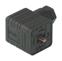 HIRSCHMANN GDM 2009 J BLACK Rectangular Power Connector, 2 Contacts, GDM Series, Cable Mount, Screw, Receptacle