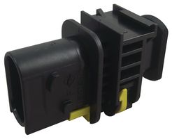 TE CONNECTIVITY 1-1670730-1 Automotive Connector Housing, MCP Series, Plug, 3 Positions, AMP MCP Series Pin Contacts