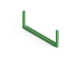 EDAC 307-037-554-158 Card Edge Connector, Single Side, 1.57 mm, 37 Contacts, Panel Mount, Right Angle