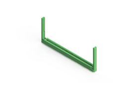 EDAC 307-038-545-168 Card Edge Connector, Single Side, 1.57 mm, 38 Contacts, Through Hole Mount, Straight