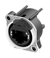 NEUTRIK NE8FAH-LR-AE Modular Connector, RJ45 Jack, 1 x 1 (Port), 8P8C, Cat5e, IP40, Panel PCB Mount