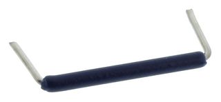3M 923345-06-C Paquete de 150 Alambres Jumper, 22 AWG, Longitud 0.6", Cobre Estañado Sólido, PVC Azul, Extremos 90°