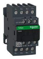 SCHNEIDER ELECTRIC LC1DT32G7 Contactor, LC1D, DIN Rail, Panel, 690 VAC, 4PST-NO, 4 Pole
