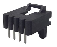 TE CONNECTIVITY - AMP 5-103673-3. Pin Header, Wire-to-Board, 2.54 mm, 1 Rows, 4 Contacts, Through Hole Right Angle