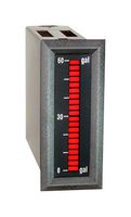 TEXMATE AM-20-AM-RED-OA1 Analog Panel Meter, Solid State, DC Voltage, ± 200mVDC to ± 200VDC, 24.6 mm, 64.8 mm, AM Series