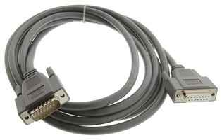 BELDEN 49746A 060S2 Cable de Computadora, Conector D-Sub Macho de 15 Posiciones, Receptáculo D-Sub de 15 Posiciones