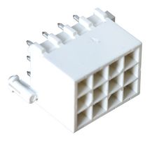 TE CONNECTIVITY - AMP 1-770186-0 Pin Header, Wire-to-Board, 4.14 mm, 3 Rows, 12 Contacts, Through Hole
