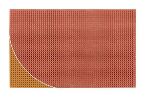 ROTH ELEKTRONIK RE500-HP PCB, Eurocard, Single Sided, Synthetic Resin Bonded Paper, 2.5mm Pitch, 1.5mm, 100.2mm x 160.15mm