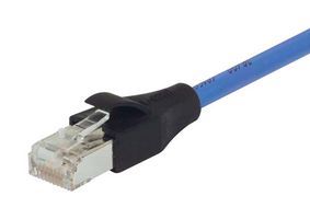L-COM TRD815SPL-20 Ethernet Cable, Cat5e, RJ45 Plug to RJ45 Plug, Blue, 6.1 m, 20 ft