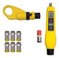 KLEIN TOOLS VDV002-820 COAX PUSH-ON CONN INSTALLATION/TEST KIT