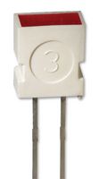 KINGBRIGHT L-1043IDT LED Bar Graph Array, Red, 20 mA, 2 V, 4 mcd, 1 LEDs, 3.65mm x 6.15mm