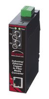 RED LION CONTROLS SL-2ES-2ST Converter, 10-/100-Mbps Copper to 100-Mbps Fiber, 2 Port, ST Connector, 4 km