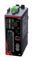 RED LION SLX-8MG-1 Switch, 8 Ports, Industrial, Managed Gigabit Ethernet, DIN Rail / Panel, RJ45 x 8, 16Gbps
