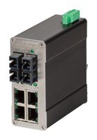 N-TRON 106FX2-SC Switch, 6 Ports, Industrial, Unmanaged Gigabit Ethernet, DIN Rail, RJ45 x 4, SC x 2, 1.2Gbps