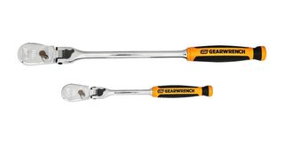 GEARWRENCH 81275T Ratchet Set, 90 Tooth, Locking Flex Head, 1/4" & 3/8" Drive, 2 Piece