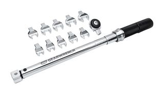 GEARWRENCH 89453 Wrench Set, Interchangeable Torque, 3/8" Drive, Metric, Open End, 20N-m to 100N-m, 12 Pieces