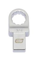 GEARWRENCH 89580 Adaptor, Box End, 12 Point, Chrome Plated, 3/4", 14 mm x 18 mm, 2.59" OAL