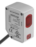 BANNER ENGINEERING LM80KUQP Laser Sensor, 40-80 mm, Triangulation, Analog & Discrete, Quick-Disconnect Pigtail