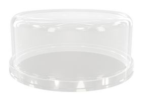 AMPHENOL COMMUNICATIONS SOLUTIONS FLS-C80-355-000 Dome Cover, BrightConnX, Zhaga Book 18 Luminaire & Fixture, 80 mm x 35 mm, White