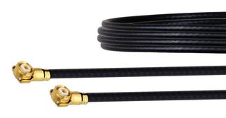 FAIRVIEW MICROWAVE FMCA1057-9 Cable RF / Coaxial ensamblado, 9 ", 228.6 mm, 0.81mm, WMCX 1.6 Plug, WMCX 1.6 Plug, 50 ohm