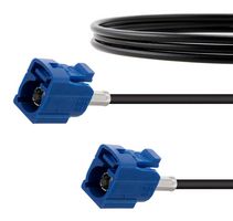 FAIRVIEW MICROWAVE FMCA1350C-24 RF / Coaxial Cable Assembly, 24 ", 610 mm, RG174, FAKRA Jack, FAKRA Jack, 50 ohm
