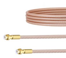 FAIRVIEW MICROWAVE FMCA1448-12 RF / Coaxial Cable Assembly, Snap-On, 12 ", 305 mm, RG316-DS, MMBX Plug, MMBX Plug, 50 ohm