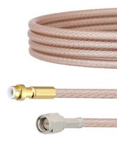 FAIRVIEW MICROWAVE FMCA1453-18 RF / Coaxial Cable Assembly, Snap-On, 18 ", 457.2 mm, RG316-DS, MMBX Plug, SMA Plug, 50 ohm