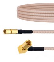 FAIRVIEW MICROWAVE FMCA1466-72 RF / Coaxial Cable Assembly, 6 ft, 1.82 m, RG316, SSMC Plug, SSMC Right Angle Plug, 50 ohm