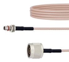 FAIRVIEW MICROWAVE FMCA1659-36 RF / Coaxial Cable Assembly, Slide-On, 36 ", 914.4 mm, RG316, BMA Bulkhead Plug, N Type Plug