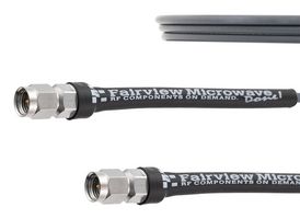 FAIRVIEW MICROWAVE FMCA1975-100CM RF / Coaxial Cable Assembly, 3.3 ft, 1 m, FM-103FLEX, 2.92mm Plug, 2.92mm Plug, 50 ohm