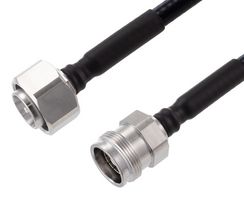 FAIRVIEW MICROWAVE FMCA2239-24 RF / Coaxial Cable Assembly, 24 ", 610 mm, 0.25" Superflex, 4.3/10 Plug, 4.3/10 Jack, 50 ohm