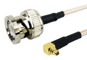FAIRVIEW MICROWAVE FMC0819315-36 RF / Coaxial Cable Assembly, 36 ", 914.4 mm, RG316, BNC Plug, MMCX Right Angle Plug, 50 ohm