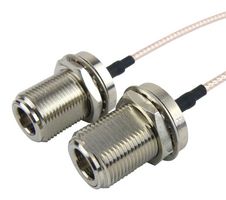 FAIRVIEW MICROWAVE FMC1111315-36 RF / Coaxial Cable Assembly, 36 ", 914.4 mm, RG316, N Type Bulkhead Jack, N Type Bulkhead Jack