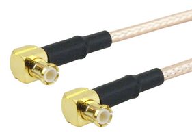 FAIRVIEW MICROWAVE FMC1717316-48 RF / Coaxial Cable Assembly, 4 ft, 1.21 m, RG316, MCX Right Angle Plug, MCX Right Angle Plug