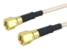 FAIRVIEW MICROWAVE FMC1818315-24 RF / Coaxial Cable Assembly, 24 ", 610 mm, RG316, SMC Plug, SMC Plug, 50 ohm