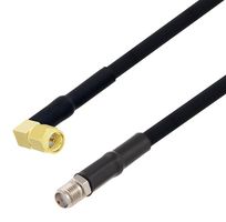 FAIRVIEW MICROWAVE FMCA2733-48 RF / Coaxial Cable Assembly, 4 ft, 1.21 m, RG223, SMA Right Angle Plug, SMA Jack, 50 ohm