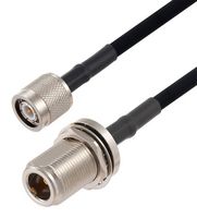 FAIRVIEW MICROWAVE FMCA2763-12 RF / Coaxial Cable Assembly, 12 ", 305 mm, RG223, N Type Bulkhead Jack, TNC Plug, 50 ohm