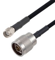 FAIRVIEW MICROWAVE FMCA2785-12 RF / Coaxial Cable Assembly, 12 ", 305 mm, RG223, N Type Plug, SMA RP Plug, 50 ohm