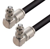 FAIRVIEW MICROWAVE FMCA3160-24 RF / Coaxial Cable Assembly, 24 ", 610 mm, RG214, SHV Right Angle Plug, SHV Right Angle Plug