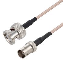 FAIRVIEW MICROWAVE FMCA3214-12 RF / Coaxial Cable Assembly, 12 ", 305 mm, RG316, BNC Plug, BNC Jack, 50 ohm