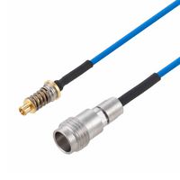 FAIRVIEW MICROWAVE FMCA9733-24 Cable RF / Coaxial ensamblado, VITA 67, 24 ", 610 mm, FM-P047HF, Mini SMP Jack, 1.85mm Jack, 50 ohm