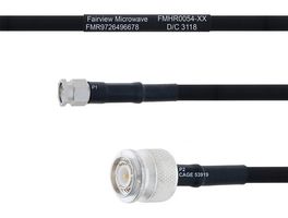 FAIRVIEW MICROWAVE FMHR0054-48 Cable RF / Coaxial ensamblado, 4 ft, 1.21 m, RG223, RP SMA Macho, RP TNC Macho, 50 ohm