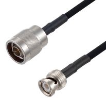 FAIRVIEW MICROWAVE FMC00063-150CM RF / Coaxial Cable Assembly, 4.9 ft, 1.5 m, RG223, N Type Plug, BNC Plug, 50 ohm